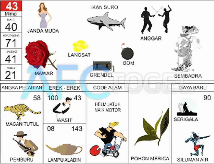 buku mimpi erek erek togel 43